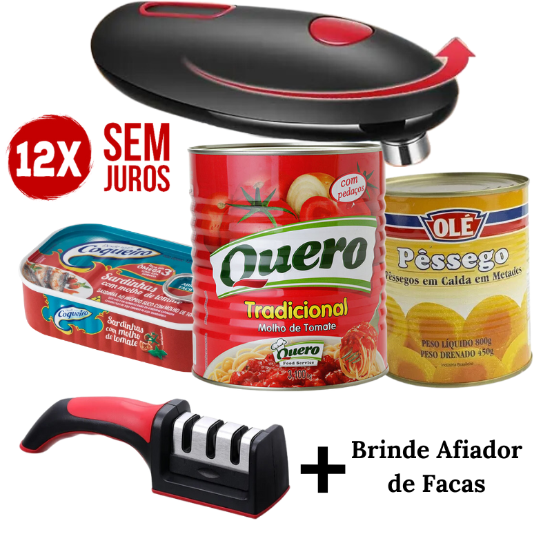 Abridor De Latas + AFIADOR DE FACAS BRINDE