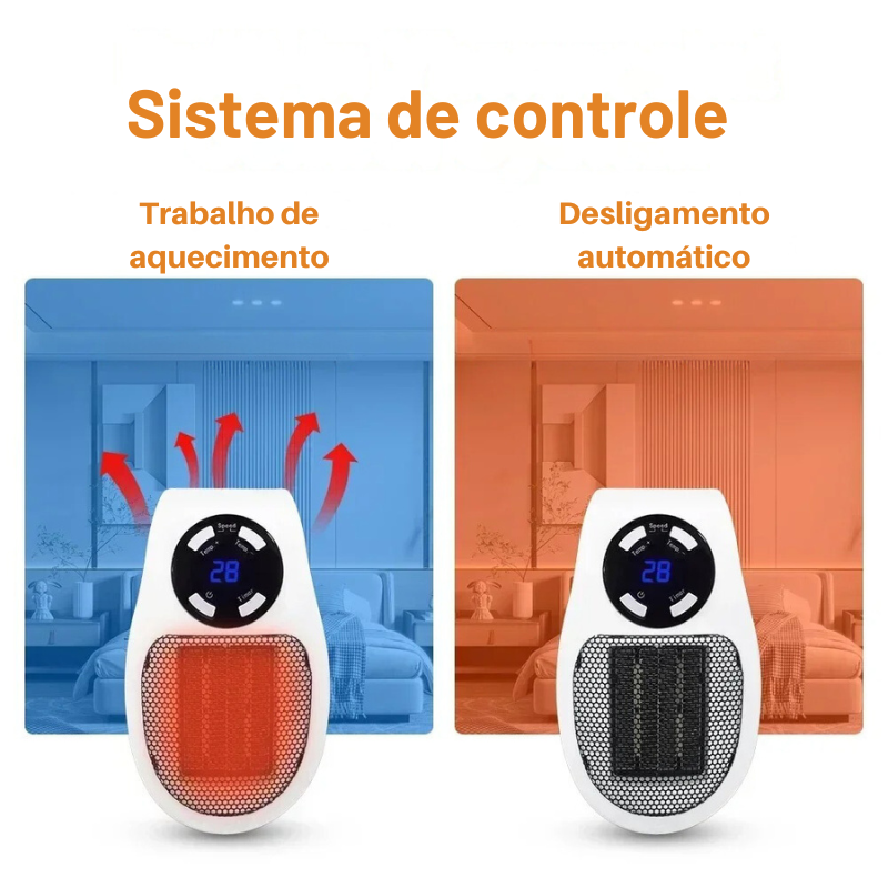 Aquecedor elétrico para quarto -  (DESCONTO ENCERRA HOJE ÁS 23:59)