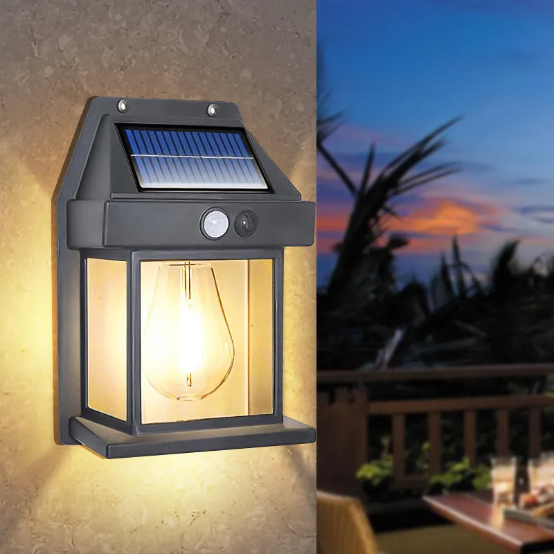 Luminária Solar Retro com Sensor de Movimento - AMERYK