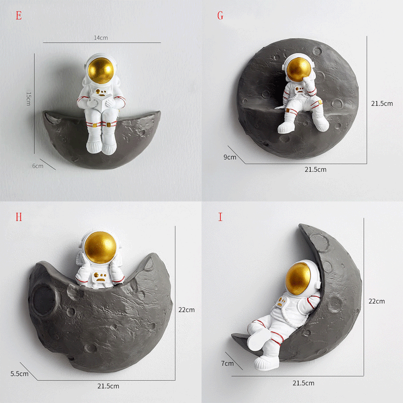 Ornamento de Astronauta Nórdico para Parede - AMERYK